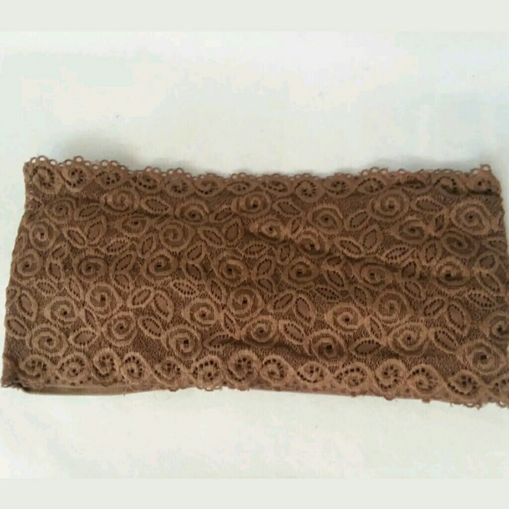 Coobie Mocha Strapless Lace Back Bandeau Bra - Picture 4 of 8